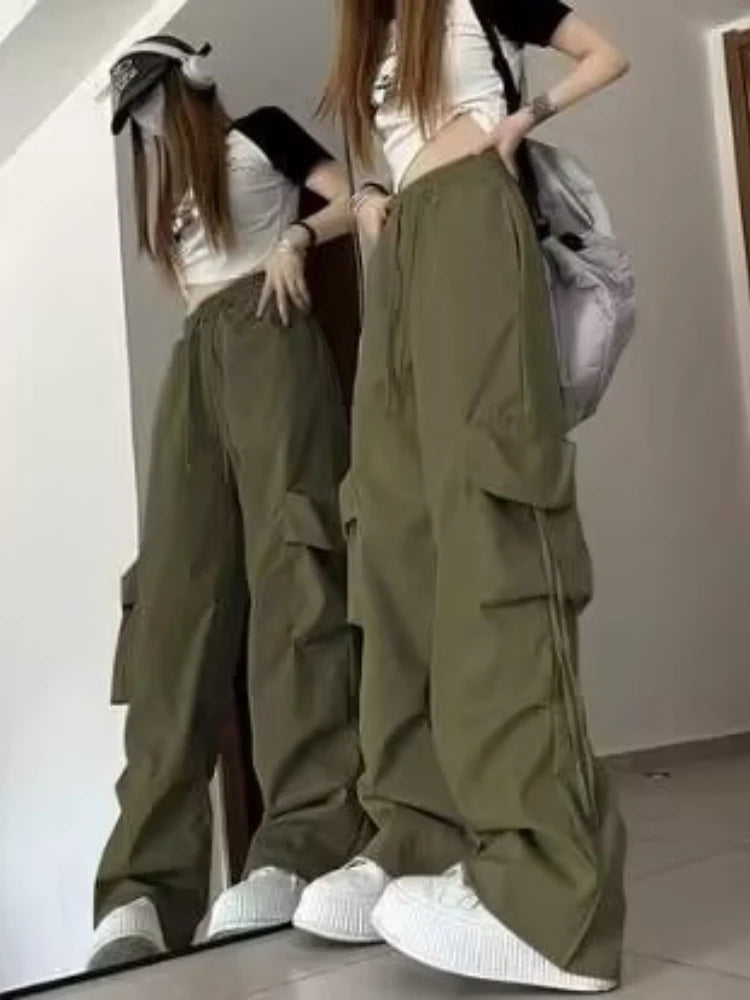 New Women Y2K Cargo Pants