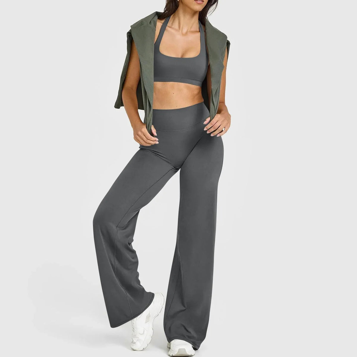 Women High Waist Wide Leg Yoga Pants