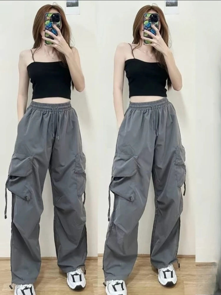 New Women Y2K Cargo Pants