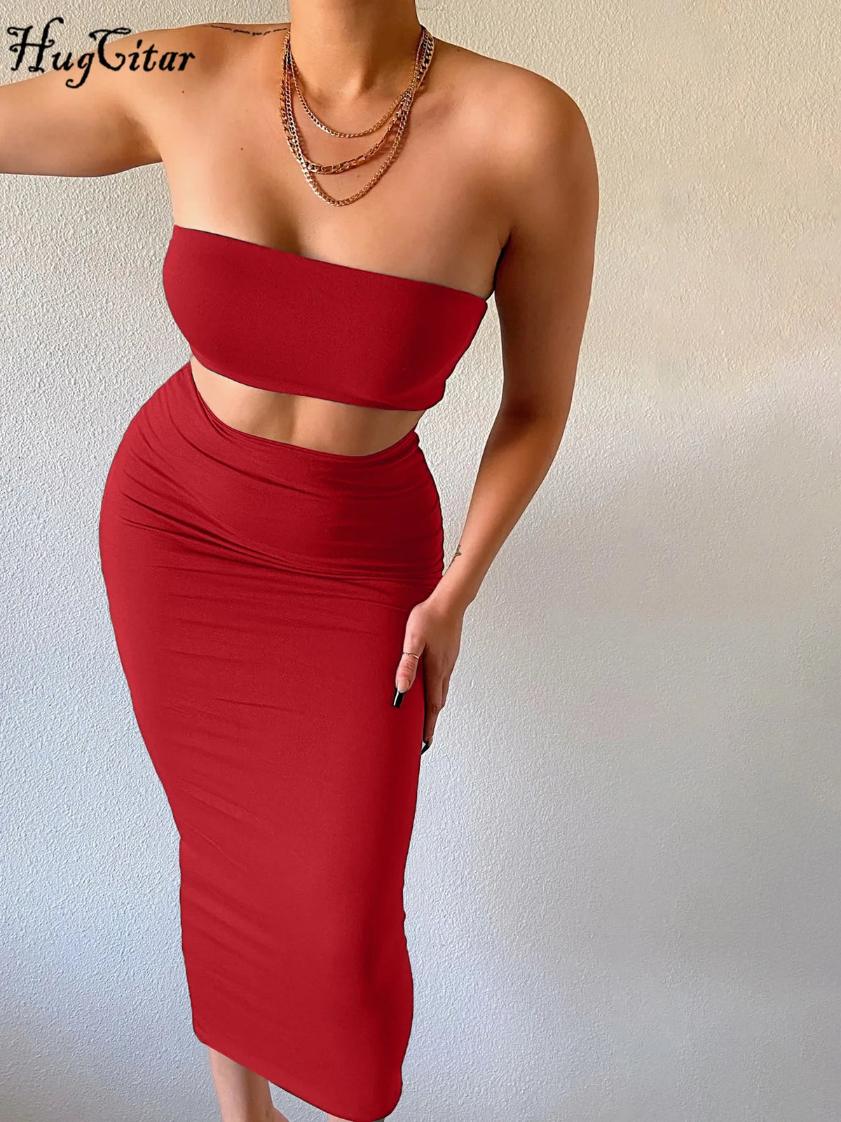 Hugcitar Women Elegant 2 Pcs Sets