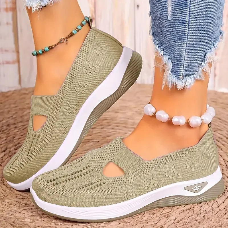 Women's shoes Solid Color Breathable Sneakers