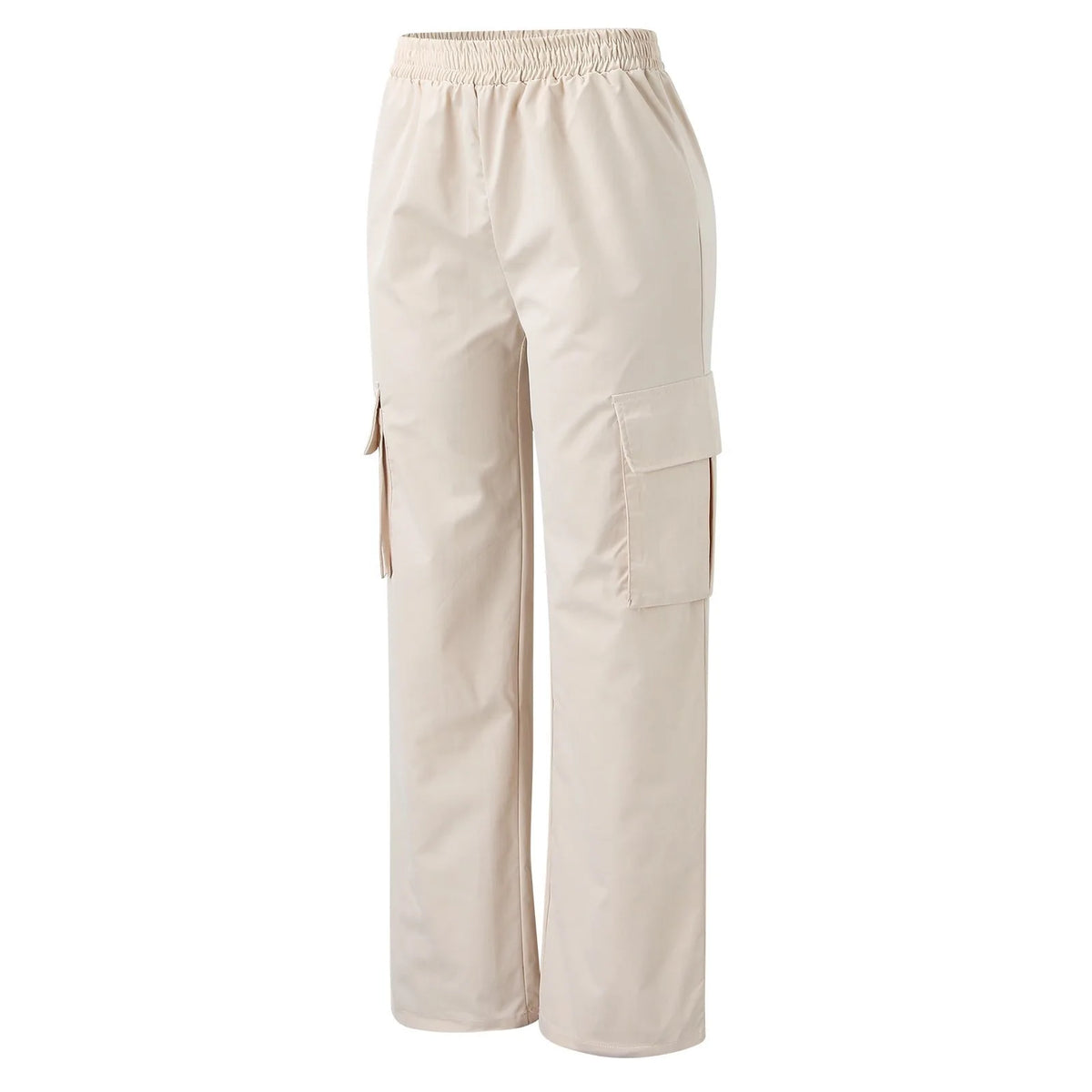 Women's High-Waisted Wide-Leg Cargo Pants