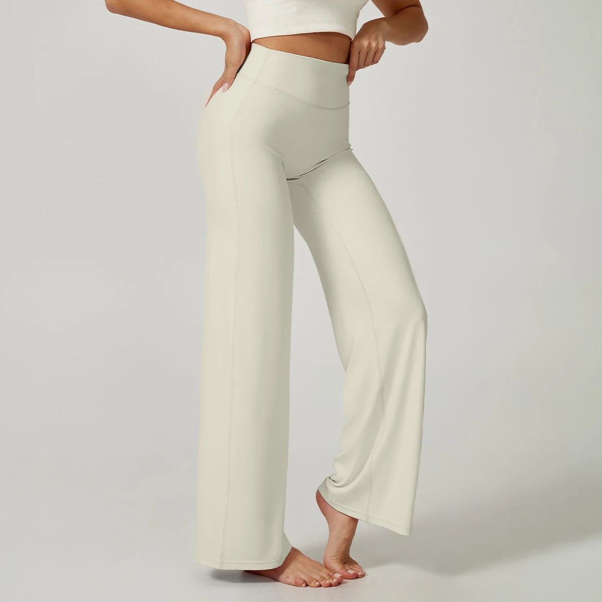 Women High Waist Wide Leg Yoga Pants