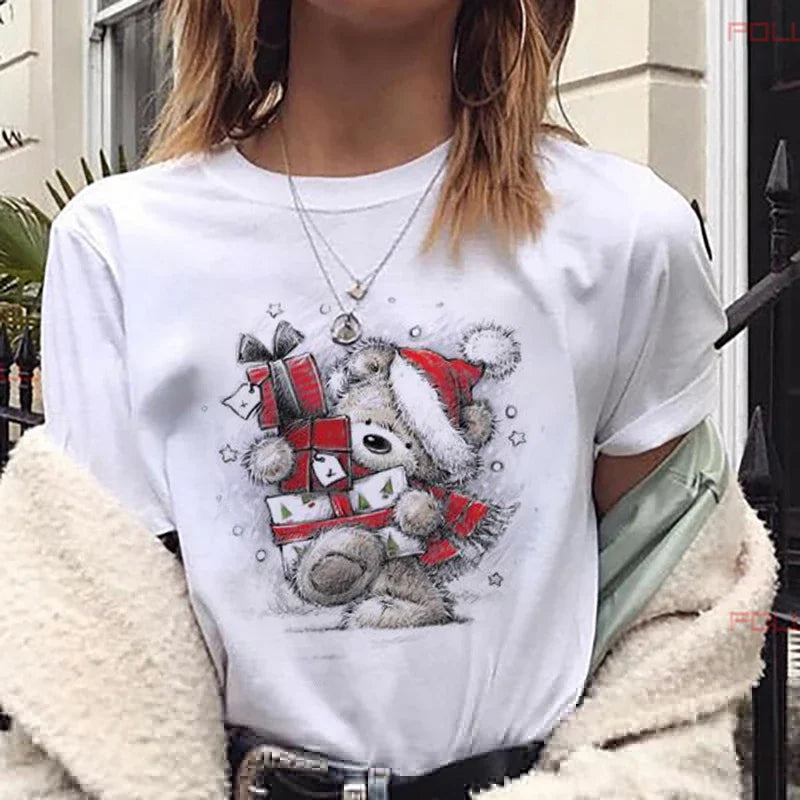 New Santa Claus Women T Shirt