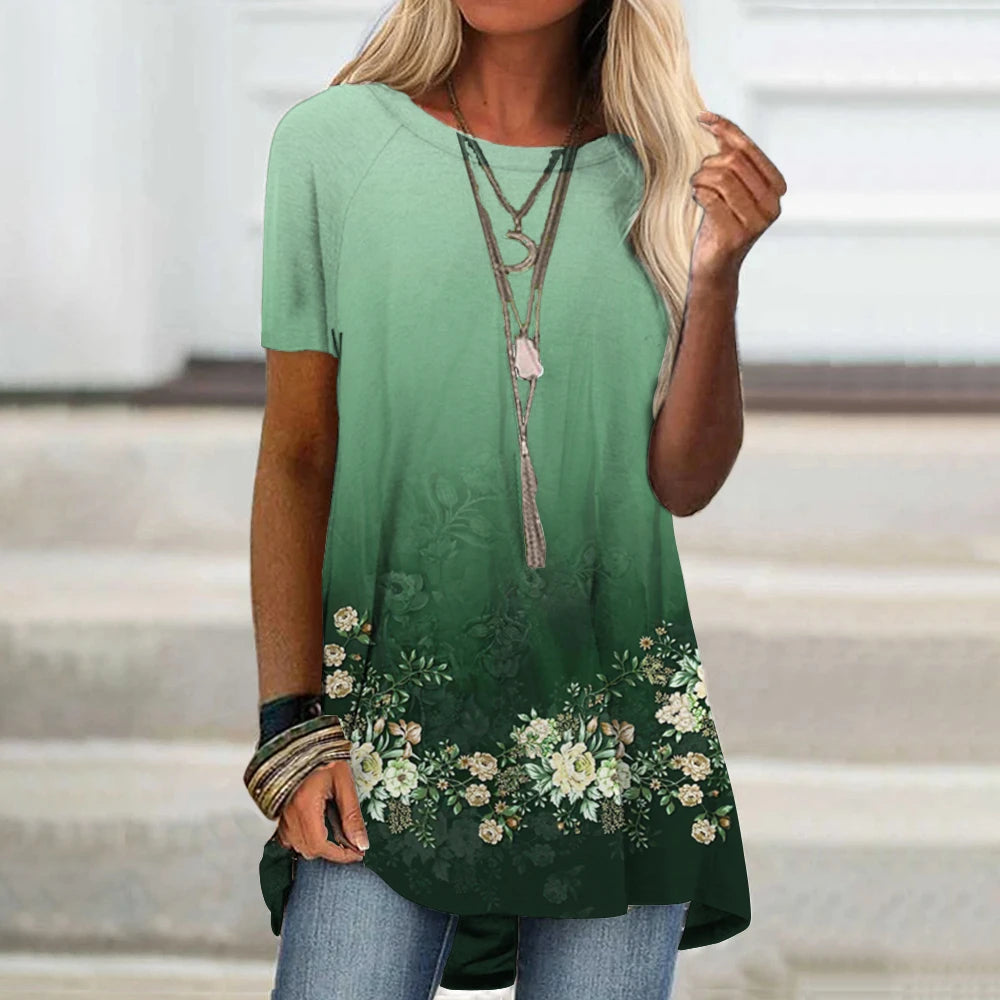 Floral T-Shirts Flower