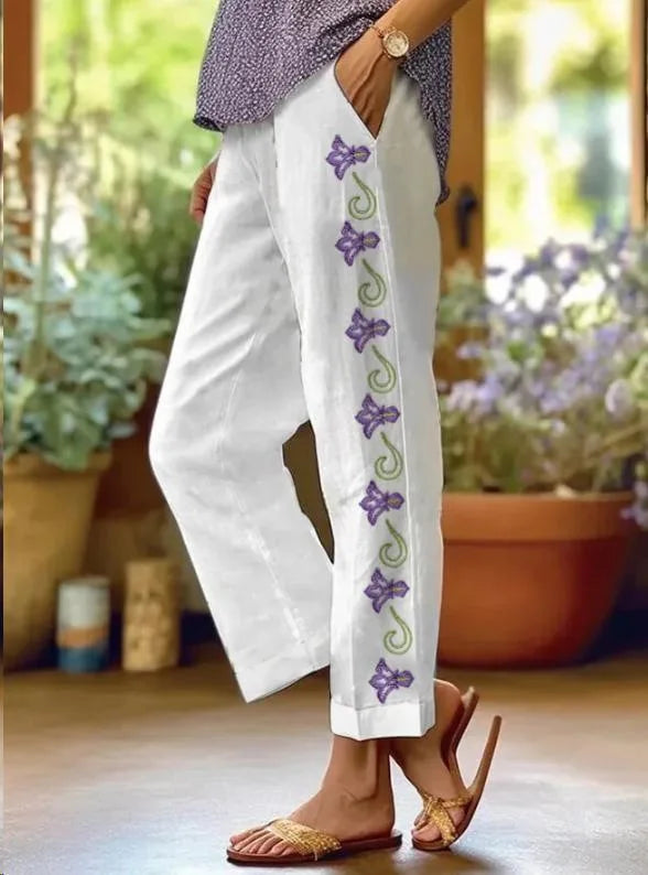 Ladies New Hot Plus Size Printed pants