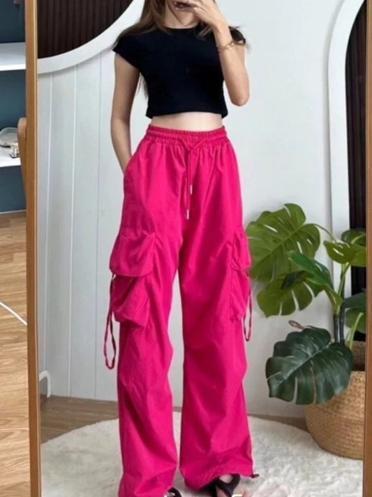 New Women Y2K Cargo Pants