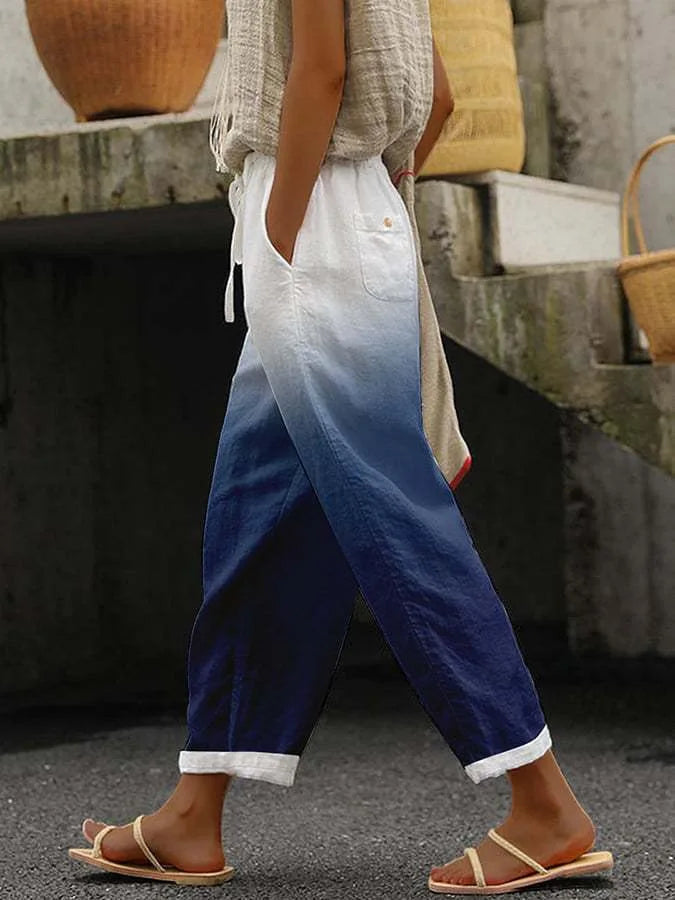 Ladies New Hot Plus Size Printed pants