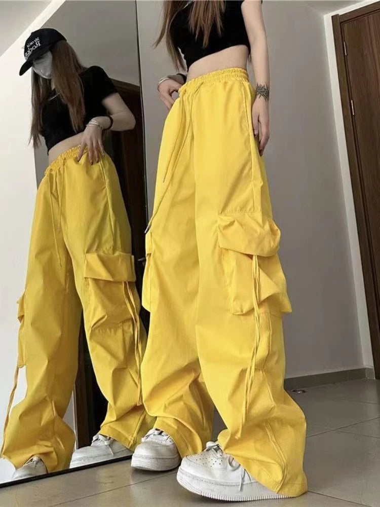 New Women Y2K Cargo Pants