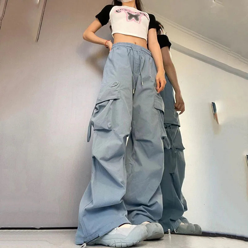 Retro High Street Baggy Pants