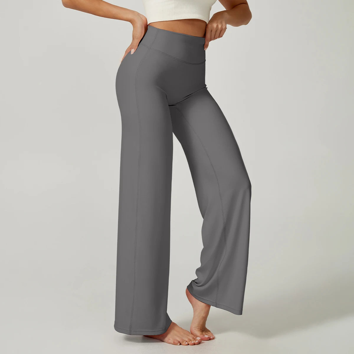 Women High Waist Wide Leg Yoga Pants