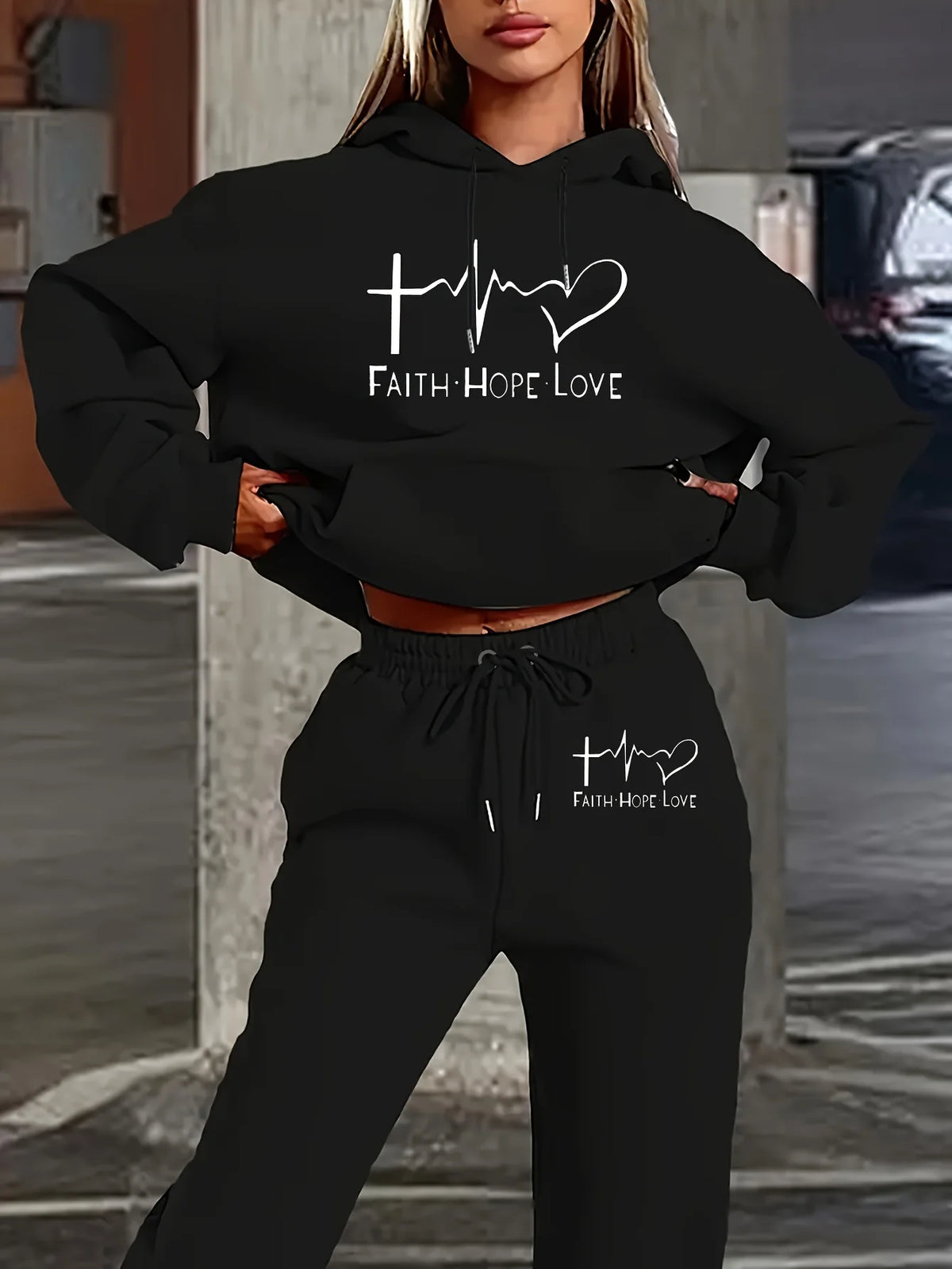 Women Sets Hoodies Pants 2 Piece Outfits