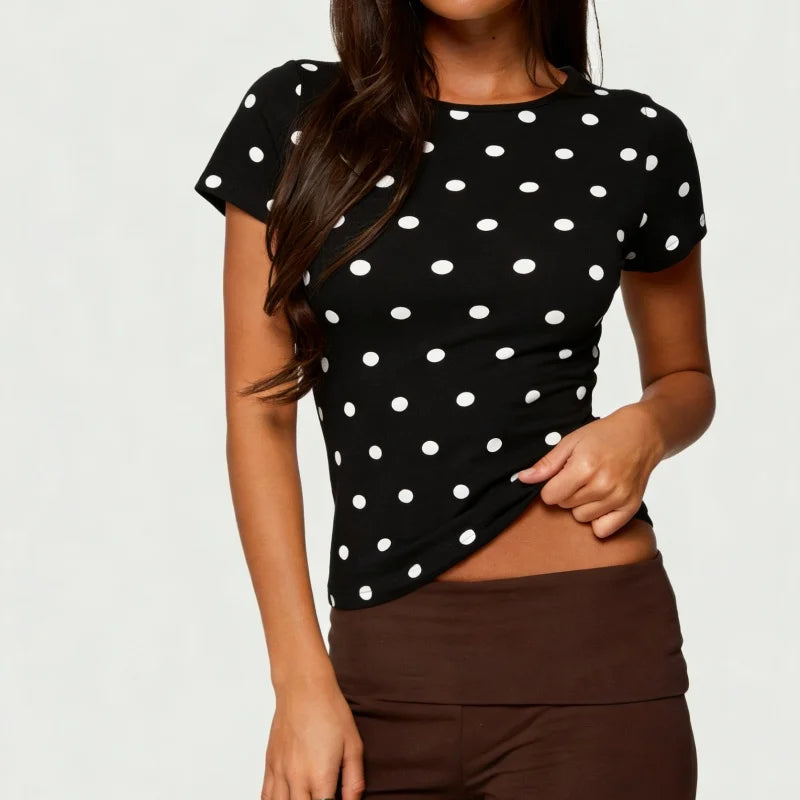 Women Polka Dot Shirt
