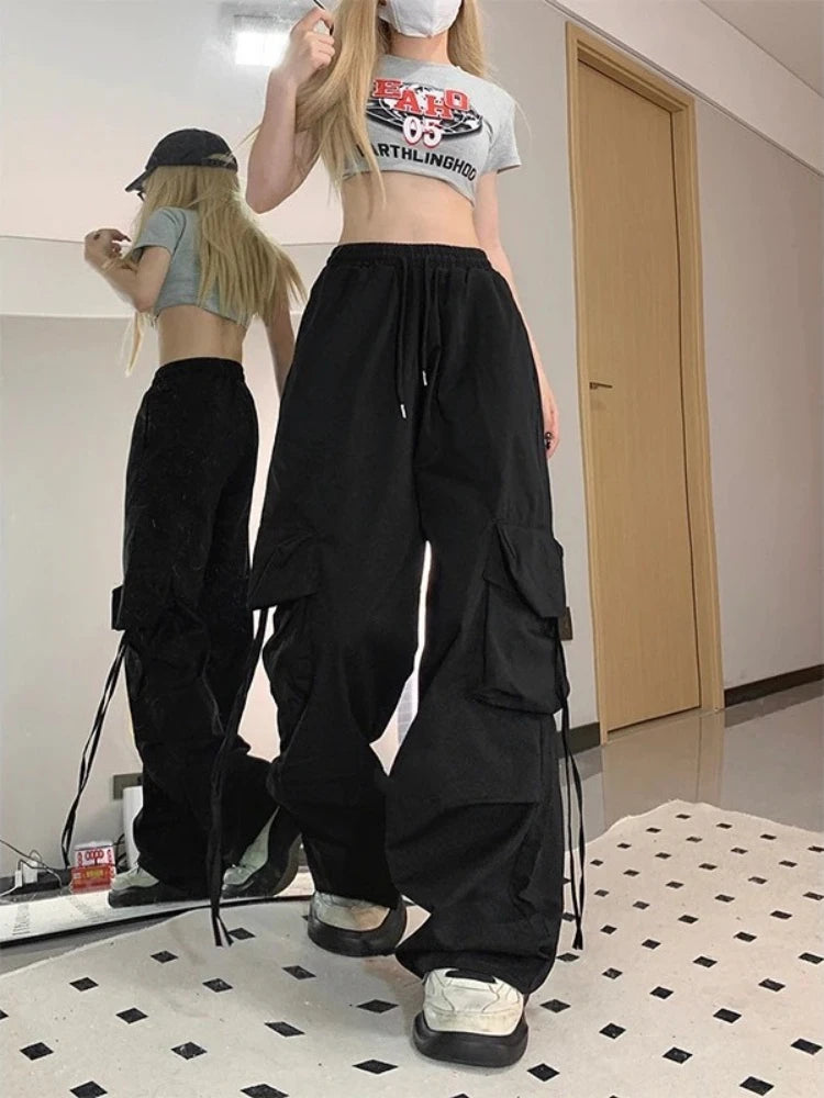 New Women Y2K Cargo Pants