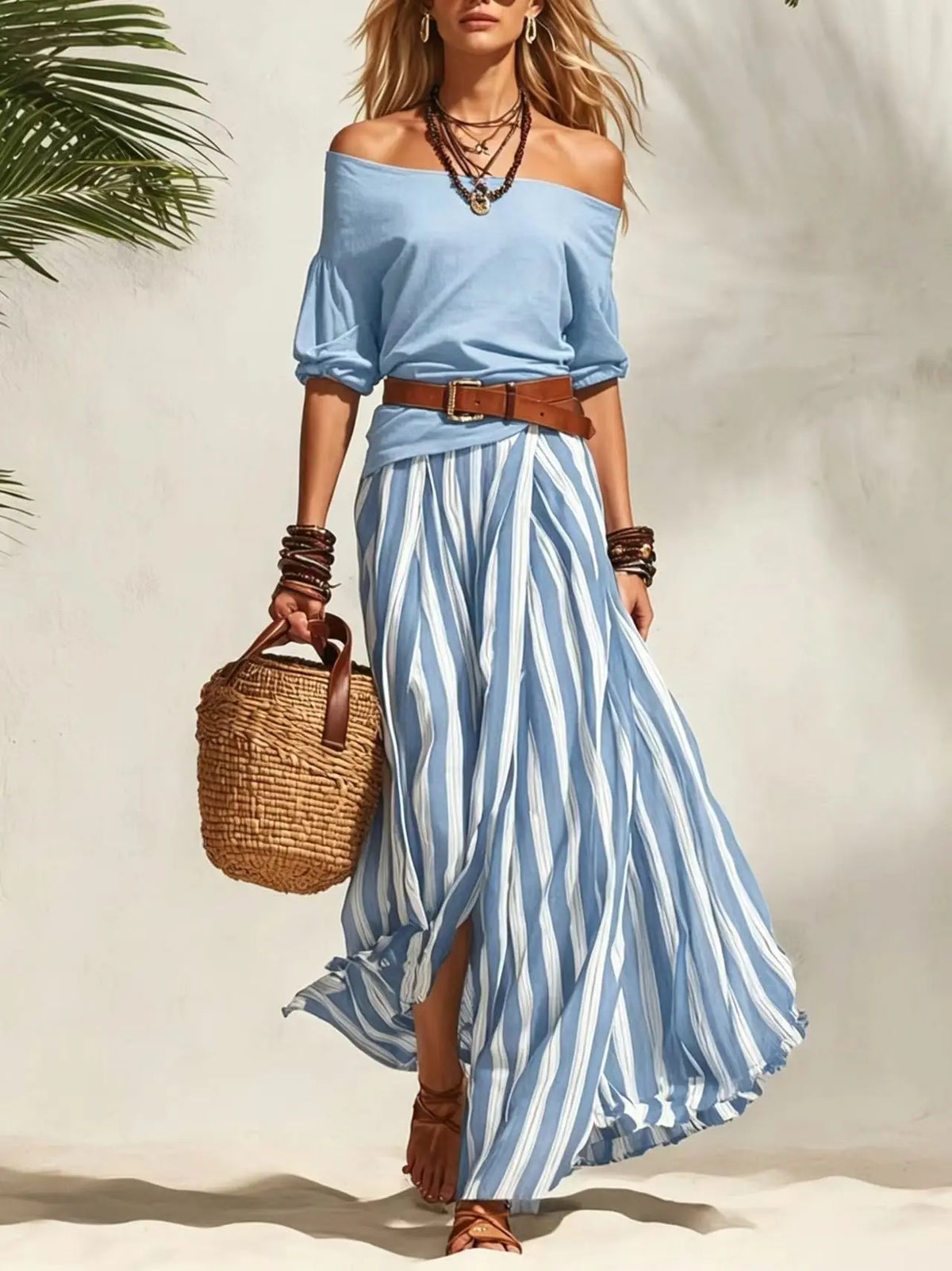Women Multiple Colors Off Shoulder Puff Sleeve