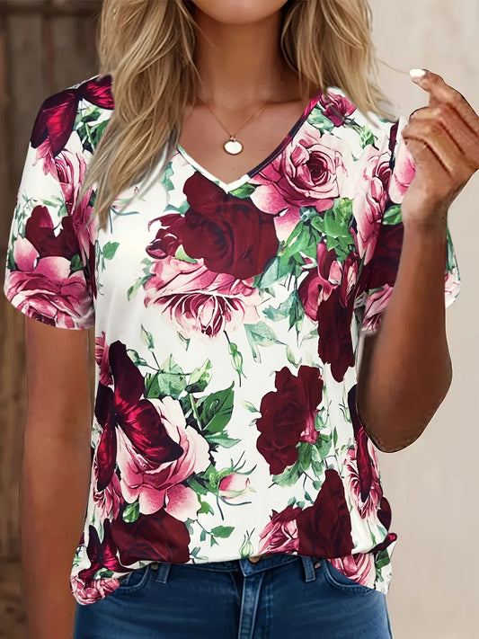 T-shirt women summer casual  T-shirt