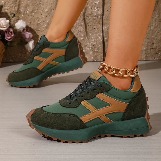 Women Sneakers  Casual Woman Lace Up Sport Shoes